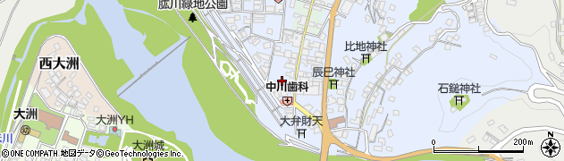 愛媛県大洲市中村543-2周辺の地図