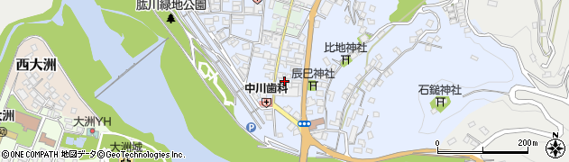 愛媛県大洲市中村559周辺の地図