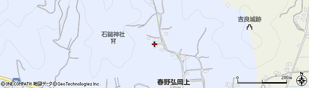 高知県高知市春野町弘岡上1277周辺の地図