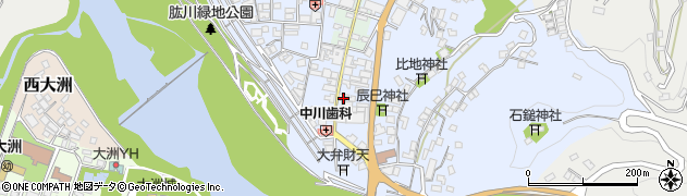 愛媛県大洲市中村564周辺の地図
