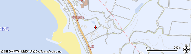 高知県安芸市赤野甲周辺の地図
