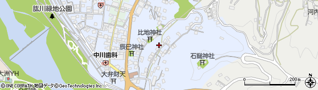 愛媛県大洲市中村809周辺の地図