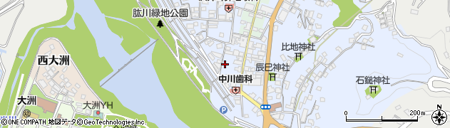 愛媛県大洲市中村426周辺の地図