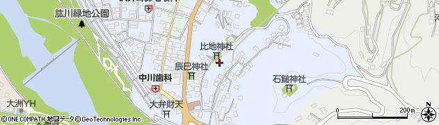 愛媛県大洲市中村871周辺の地図