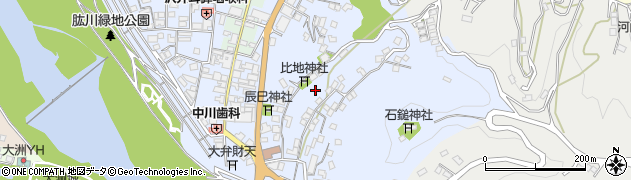 愛媛県大洲市中村552周辺の地図