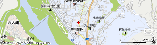 愛媛県大洲市中村540周辺の地図