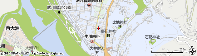 愛媛県大洲市中村565周辺の地図