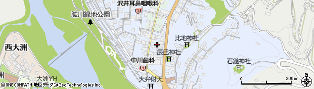 愛媛県大洲市中村569周辺の地図