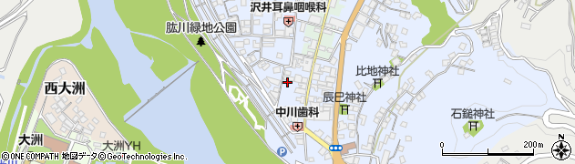 愛媛県大洲市中村427周辺の地図