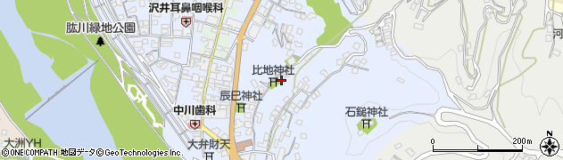 愛媛県大洲市中村870周辺の地図