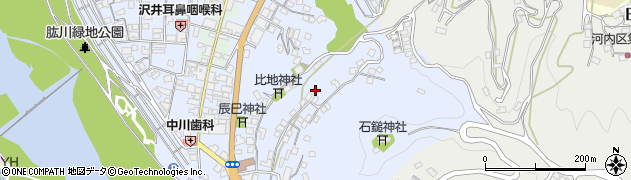 愛媛県大洲市中村803-2周辺の地図