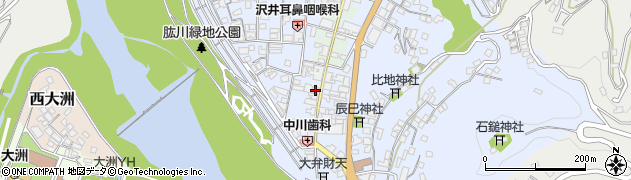愛媛県大洲市中村539周辺の地図