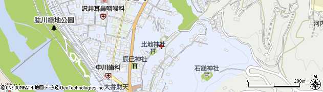 愛媛県大洲市中村873周辺の地図