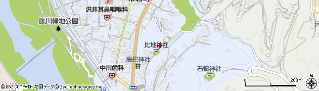 愛媛県大洲市中村874周辺の地図