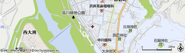 愛媛県大洲市中村415周辺の地図