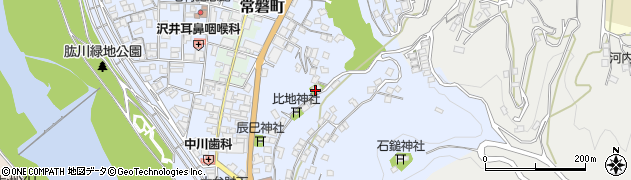 愛媛県大洲市中村875-1周辺の地図
