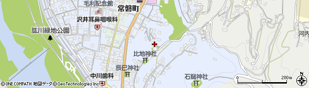 愛媛県大洲市中村593-2周辺の地図