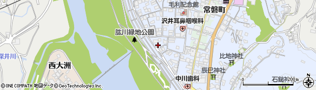愛媛県大洲市中村413周辺の地図