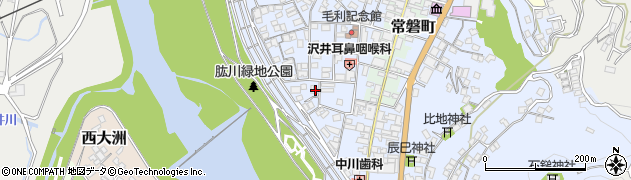 愛媛県大洲市中村412周辺の地図