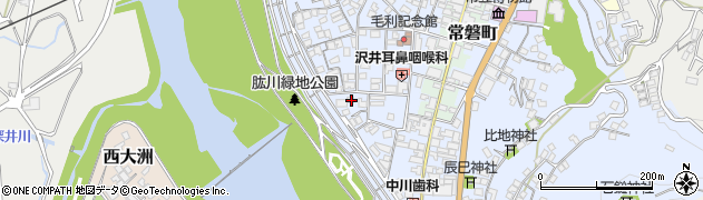 愛媛県大洲市中村380周辺の地図