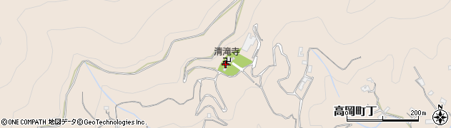 清滝寺周辺の地図