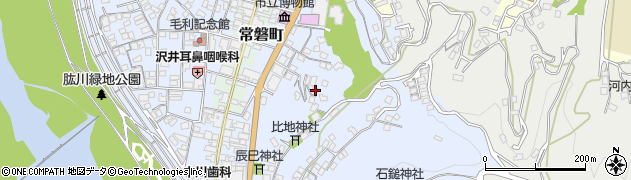 愛媛県大洲市中村653-6周辺の地図