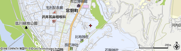 愛媛県大洲市中村877-1周辺の地図