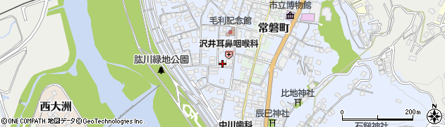 愛媛県大洲市中村408周辺の地図