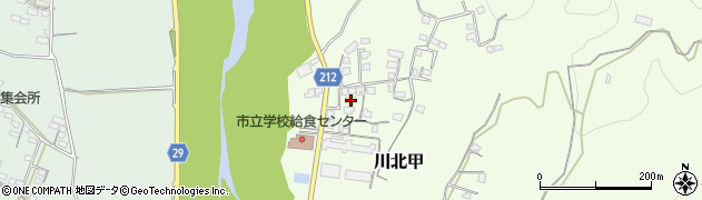 高知県安芸市川北甲5757周辺の地図