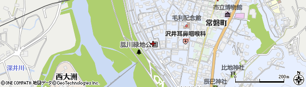 愛媛県大洲市中村373周辺の地図