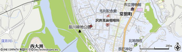 愛媛県大洲市中村377周辺の地図