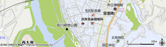 愛媛県大洲市中村392周辺の地図