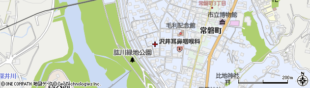 愛媛県大洲市中村384周辺の地図