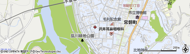 愛媛県大洲市中村385-2周辺の地図