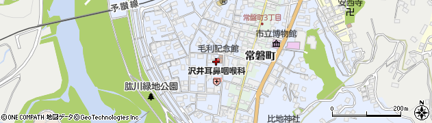 愛媛県大洲市中村434-2周辺の地図