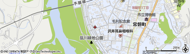 愛媛県大洲市中村348-6周辺の地図