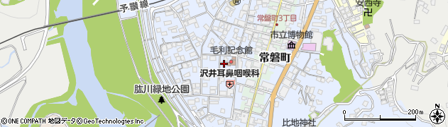 愛媛県大洲市中村402周辺の地図