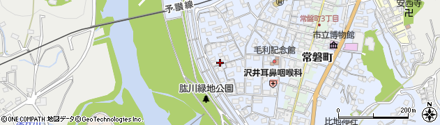 愛媛県大洲市中村347-4周辺の地図