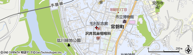 愛媛県大洲市中村401周辺の地図