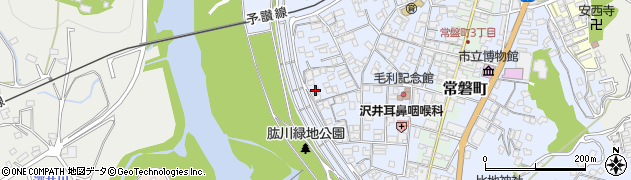 愛媛県大洲市中村348-5周辺の地図