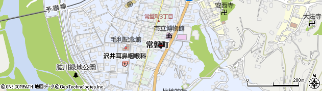 愛媛県大洲市中村612周辺の地図