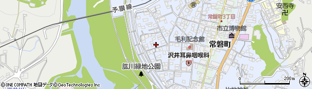 愛媛県大洲市中村346周辺の地図