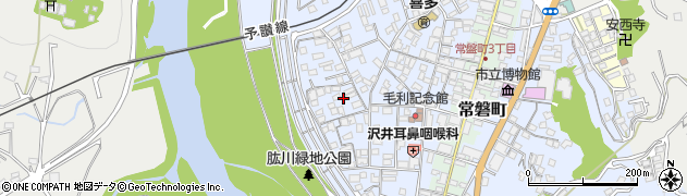 愛媛県大洲市中村345周辺の地図
