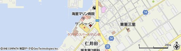 高知信用金庫三里支店周辺の地図
