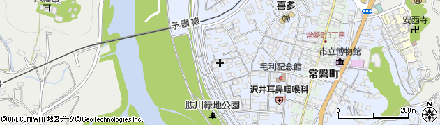 愛媛県大洲市中村344周辺の地図