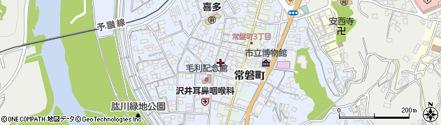 愛媛県大洲市中村520周辺の地図