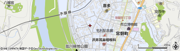 愛媛県大洲市中村330-8周辺の地図