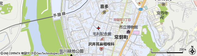 愛媛県大洲市中村446周辺の地図