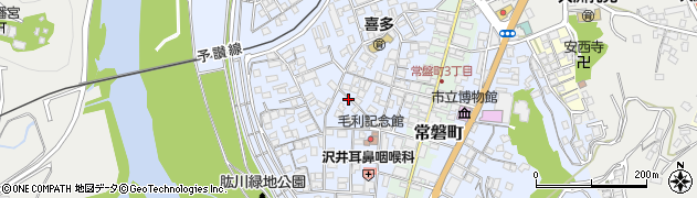 愛媛県大洲市中村443周辺の地図