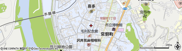 愛媛県大洲市中村452周辺の地図
